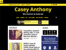 Tablet Screenshot of caseyanthony.com